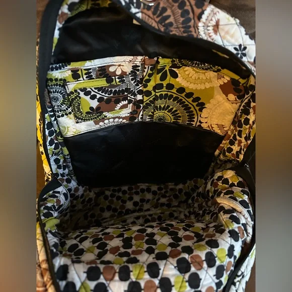 Vera Bradley “Cocoa Moss”Backpack - Green, Brown, Black - Picture 5 of 5